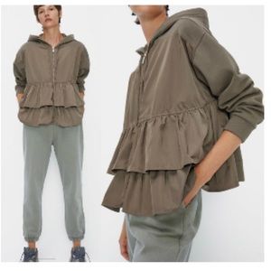Zara oversized zip up